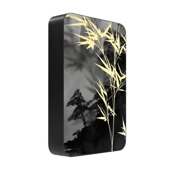 Powerbank IBIZU MagPower 10k do iPhone z MagSafe, solidny, aluminiowy, 10 000 mAh, Złoty bambus Obszar kompozycji 0