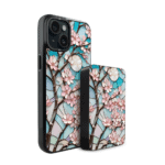 Zestaw IBIZU do iPhone 15: etui i powerbank, Barwy szkła, Księżycowa wiśnia5