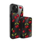 Zestaw IBIZU do iPhone 15: etui i powerbank, Midnight, Wiśniowa noc5