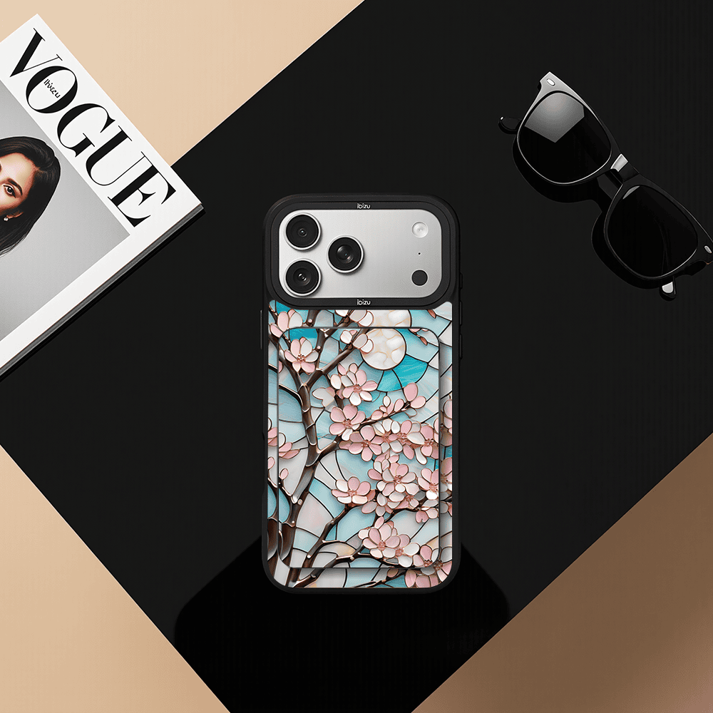 Zestaw IBIZU do iPhone 17 Pro Max: etui i powerbank, Barwy szkła, Księżycowa wiśnia4