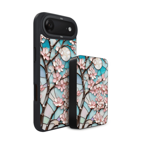 Zestaw IBIZU do iPhone Air: etui i powerbank, Barwy szkła, Księżycowa wiśnia5