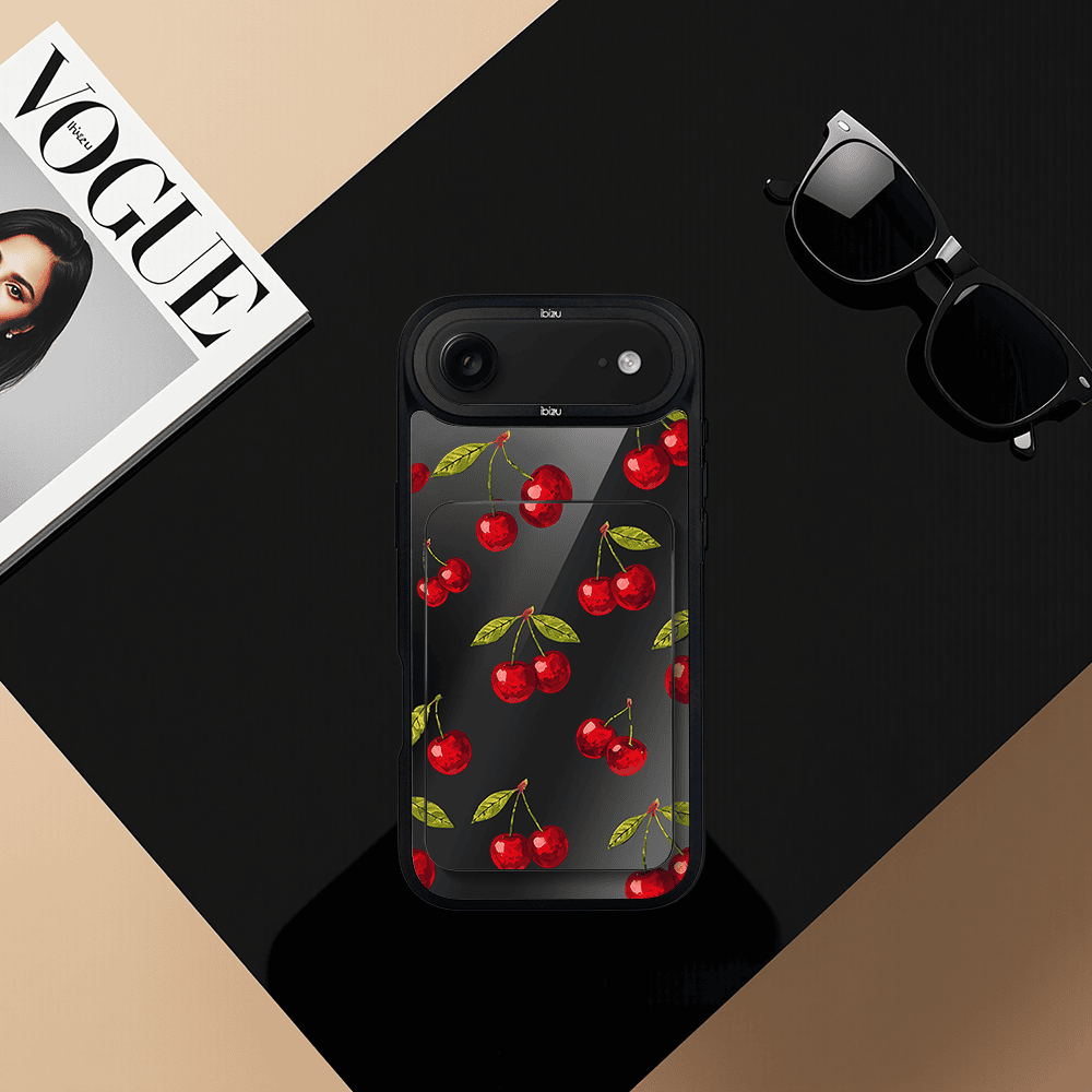 Zestaw IBIZU do iPhone Air: etui i powerbank, Midnight, Wiśniowa noc4