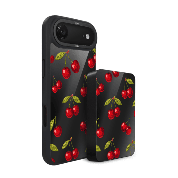 Zestaw IBIZU do iPhone Air: etui i powerbank, Midnight, Wiśniowa noc5