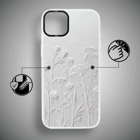 Etui-do-iPhone-14-IBIZU-DropGuard-Matt-z-MagSafe-Relief-Garden-Suszone-kwiaty-poln3