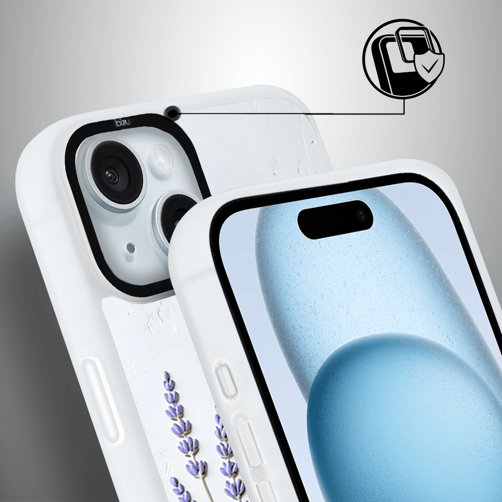 Etui-do-iPhone-15-IBIZU-DropGuard-Matt-z-MagSafe-Relief-Garden-Prowansalska-lawend-6