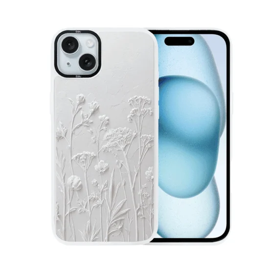 Etui-do-iPhone-15-IBIZU-DropGuard-Matt-z-MagSafe-Relief-Garden-Suszone-kwiaty-poln1