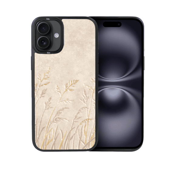 Etui do iPhone 16 IBIZU DropGuard Matt z MagSafe, Boho, Kłosy z piaskowca (7)