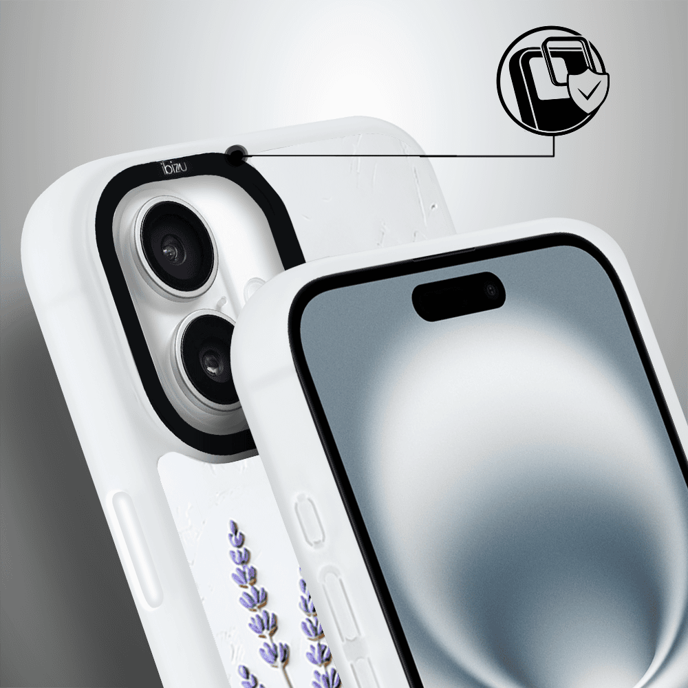 Etui-do-iPhone-16-IBIZU-DropGuard-Matt-z-MagSafe-Relief-Garden-Prowansalska-lawend-6