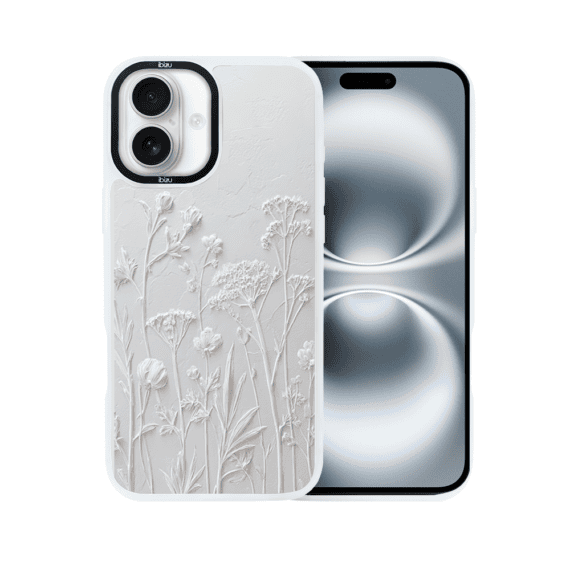 Etui-do-iPhone-16-IBIZU-DropGuard-Matt-z-MagSafe-Relief-Garden-Suszone-kwiaty-poln1
