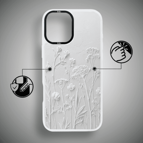 Etui-do-iPhone-16-IBIZU-DropGuard-Matt-z-MagSafe-Relief-Garden-Suszone-kwiaty-poln3