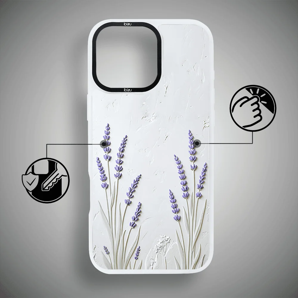 Etui-do-iPhone-16-Pro-IBIZU-DropGuard-Matt-z-MagSafe-Relief-Garden-Prowansalska-lawend-3