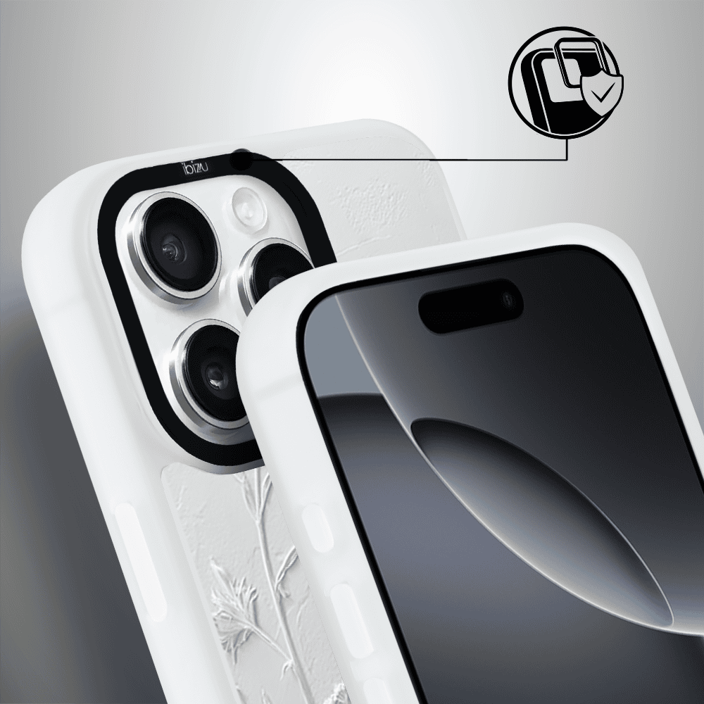 Etui-do-iPhone-16-Pro-IBIZU-DropGuard-Matt-z-MagSafe-Relief-Garden-Suszone-kwiaty-polne6