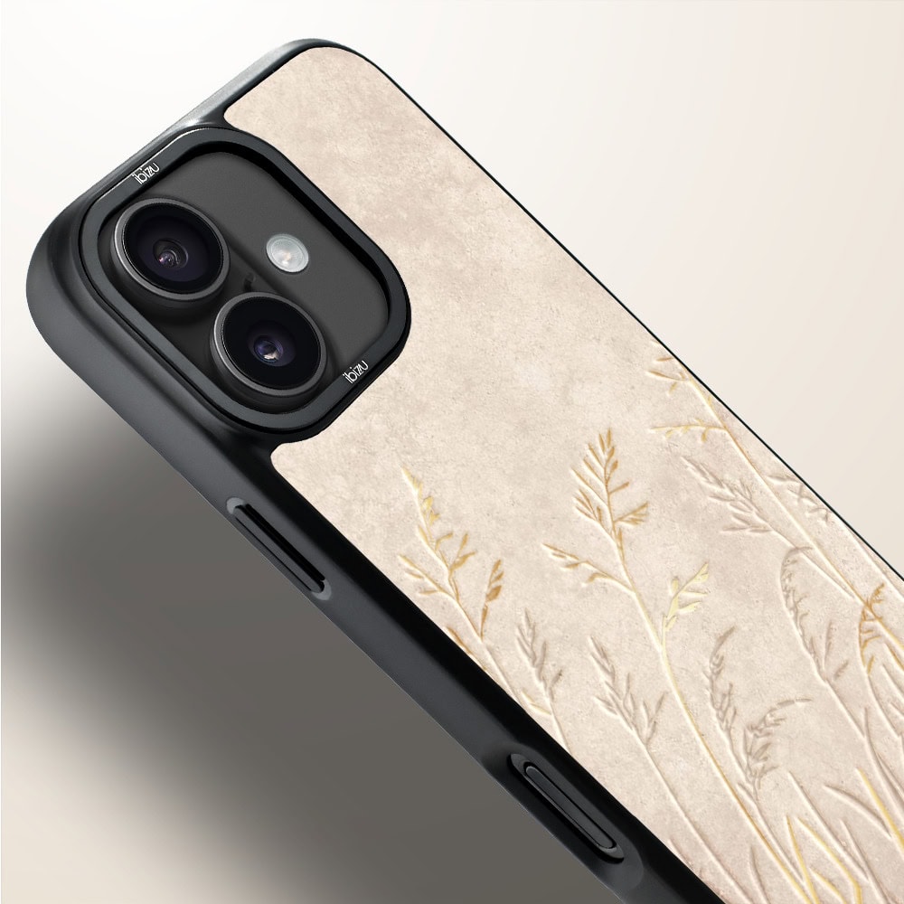 Etui do iPhone 17 IBIZU DropGuard Matt z MagSafe, Boho, Kłosy z piaskowca (3)