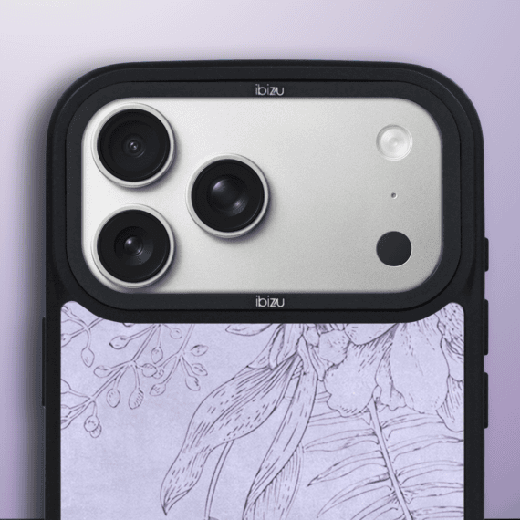 Etui do iPhone 17 Pro IBIZU DropGuard Matt z MagSafe, Relief Garden, Kwiatowa płaskorzeźba, (8)