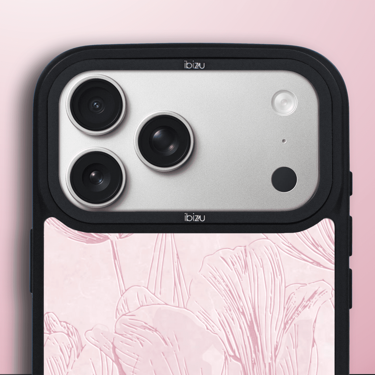 Etui do iPhone 17 Pro IBIZU DropGuard Matt z MagSafe, Relief Garden, Tulipanowy fresk8