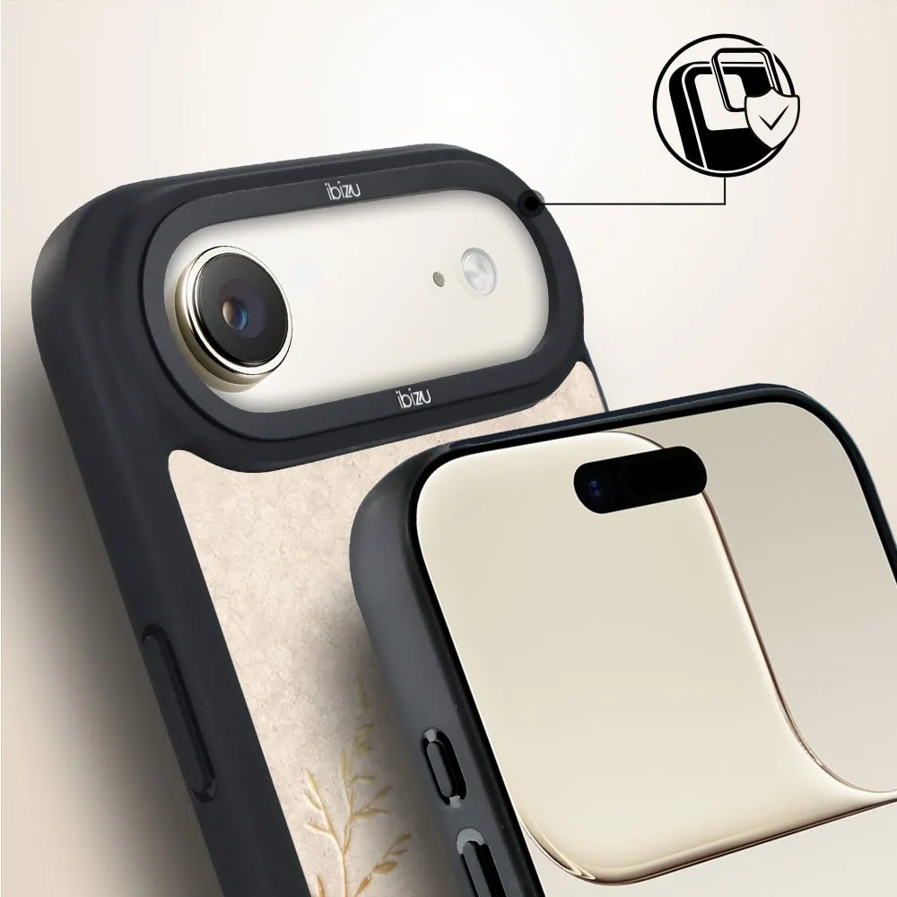 Etui do iPhone AIR IBIZU DropGuard Matt z MagSafe, Boho, Kłosy z piaskowca (4)