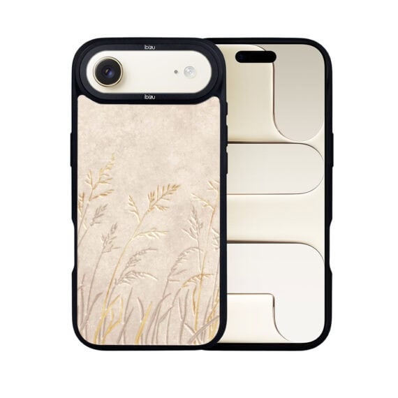 Etui do iPhone AIR IBIZU DropGuard Matt z MagSafe, Boho, Kłosy z piaskowca (7)