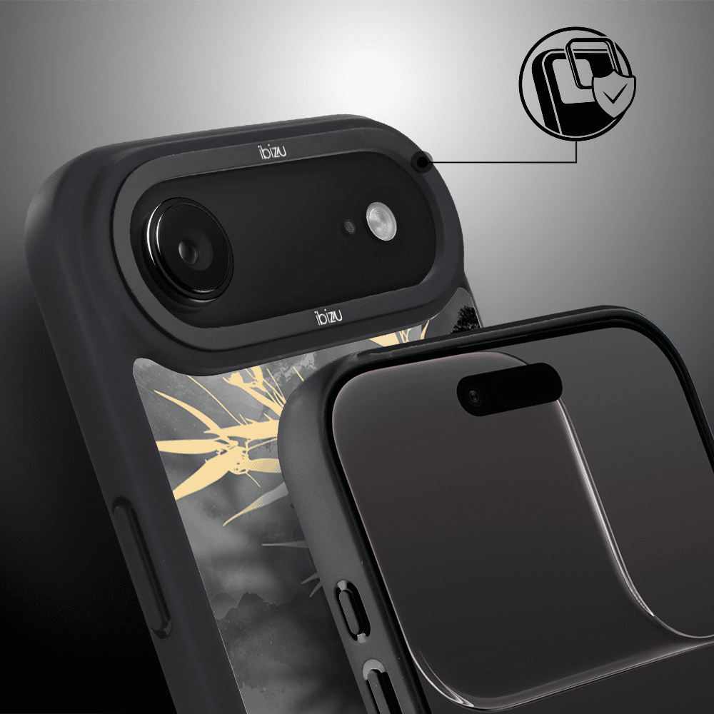 Etui do iPhone Air IBIZU DropGuard Matt z MagSafe, Azja, Złoty bambus (5)