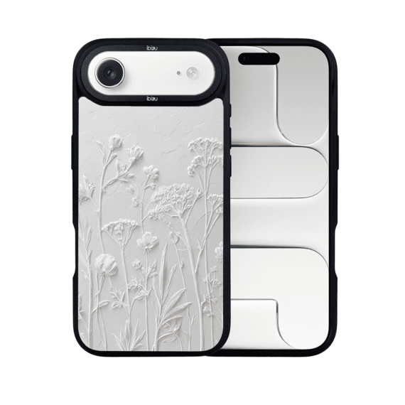 Etui do iPhone Air IBIZU DropGuard Matt z MagSafe, Relief Garden, Suszone kwiaty polne (6)