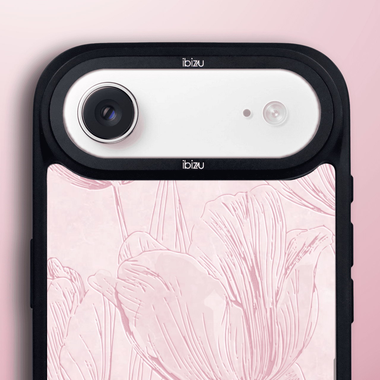 Etui do iPhone Air IBIZU DropGuard Matt z MagSafe, Relief Garden, Tulipanowy fresk8