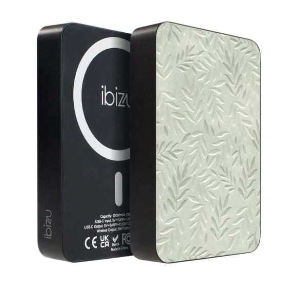 Powerbank IBIZU MagPower 10k do iPhone z MagSafe, solidny, aluminiowy, 10 000 mAh, Ślad oliwki (2)