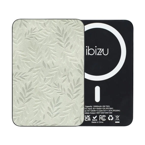 Powerbank IBIZU MagPower 10k do iPhone z MagSafe, solidny, aluminiowy, 10 000 mAh, Ślad oliwki (3)