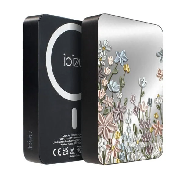 Powerbank IBIZU MagPower 10k do iPhone z MagSafe, solidny, aluminiowy, 10 000 mAh, Wiosenna łąka (2)