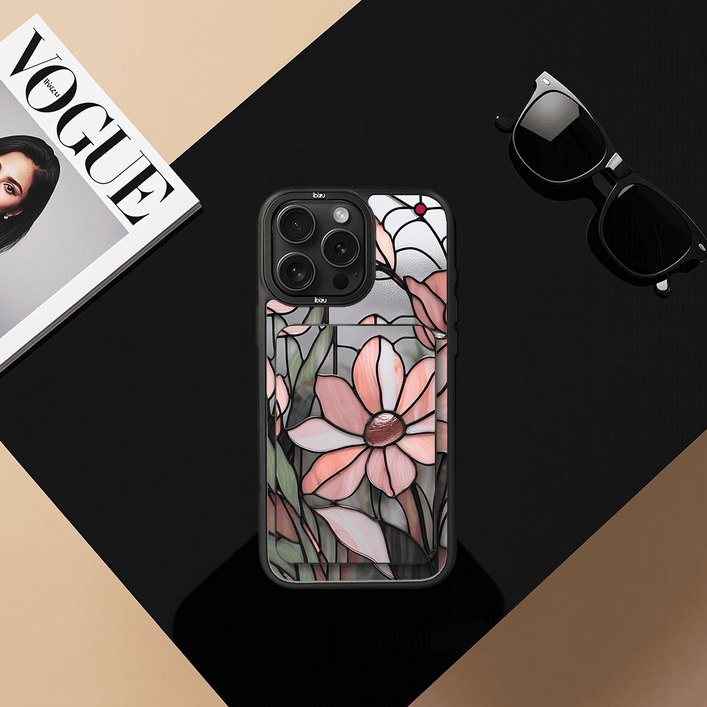 Zestaw IBIZU do iPhone 14 Pro Max etui i powerbank, Barwy szkła, Różowa magnolia (5)