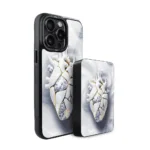 Zestaw IBIZU do iPhone 14 Pro Max etui i powerbank, Kintsugi Art, porcelanowe serce (2)