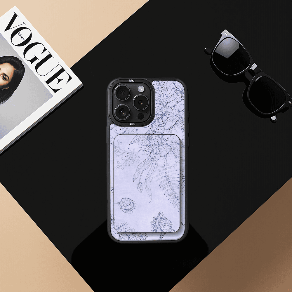 Zestaw IBIZU do iPhone 14 Pro Max etui i powerbank, Relief Garden, Kwiatowa płaskorzeźba (5)