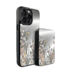 Zestaw IBIZU do iPhone 14 Pro Max etui i powerbank, Relief Garden, Wiosenna łąka (4)