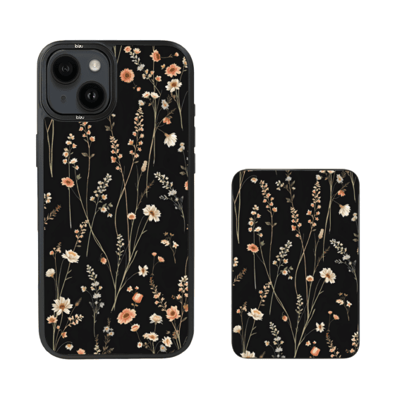 Zestaw IBIZU do iPhone 14 etui i powerbank, Pastel Bloom, Północny ogród (5)