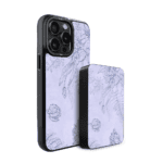 Zestaw IBIZU do iPhone 15 Pro Max etui i powerbank, Relief Garden, Kwiatowa płaskorzeźba (1)