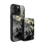Zestaw IBIZU do iPhone 15 Pro etui i powerbank, Azja, Złoty bambus (2)