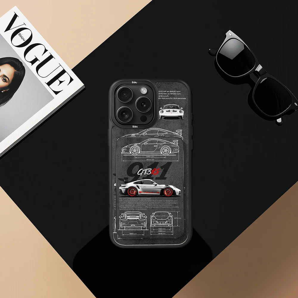 Zestaw IBIZU do iPhone 15 Pro etui i powerbank, TechDrive, 911 GT3 RS (2)