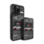 Zestaw IBIZU do iPhone 15 Pro etui i powerbank, TechDrive, 911 GT3 RS (3)