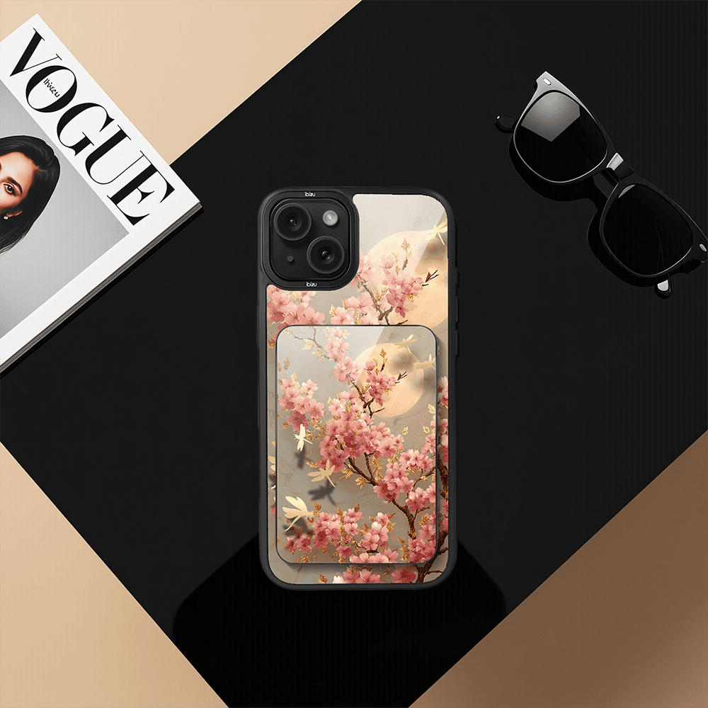 Zestaw IBIZU do iPhone 15 etui i powerbank, Azja, Taniec sakury (4)