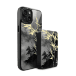 Zestaw IBIZU do iPhone 15 etui i powerbank, Azja, Złoty bambus (1)