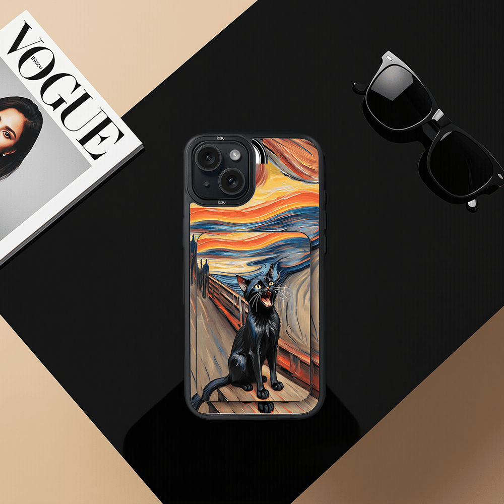 Zestaw IBIZU do iPhone 15 etui i powerbank, Krzyk Kota (1)