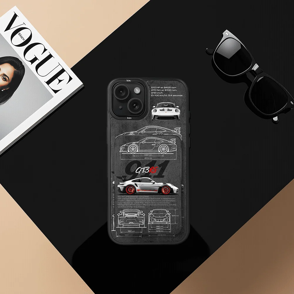 Zestaw IBIZU do iPhone 15 etui i powerbank, TechDrive, 911 GT3 RS (5)