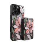 Zestaw IBIZU do iPhone 16 Pro etui i powerbank, Barwy szkła, Różowa magnolia (3)