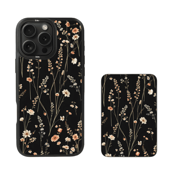 Zestaw IBIZU do iPhone 16 Pro etui i powerbank, Pastel Bloom, Północny ogród (5)