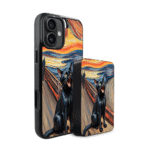 Zestaw IBIZU do iPhone 16 etui i powerbank, Edvard Munch, krzyk kota (3)