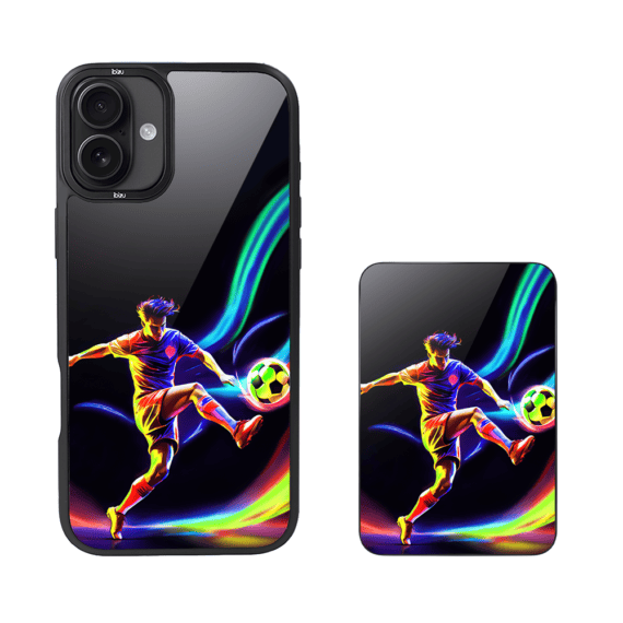 Zestaw IBIZU do iPhone 16 etui i powerbank, #ElectroMove, W rytmie piłki nożnej (1)