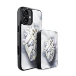 Zestaw IBIZU do iPhone 16 etui i powerbank, Kintsugi Art, porcelanowe serce (4)