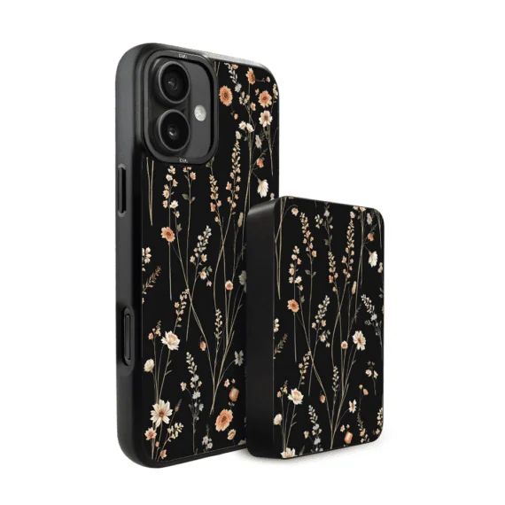 Zestaw IBIZU do iPhone 16 etui i powerbank, Pastel Bloom, Północny ogród (3)