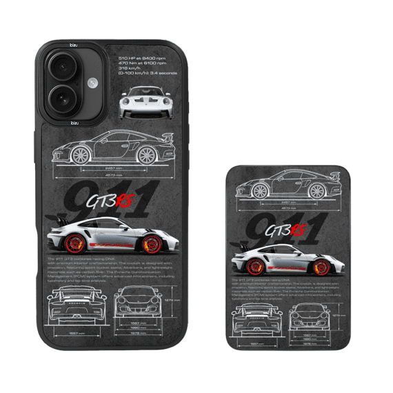 Zestaw IBIZU do iPhone 16 etui i powerbank, TechDrive, 911 GT3 RS (4)