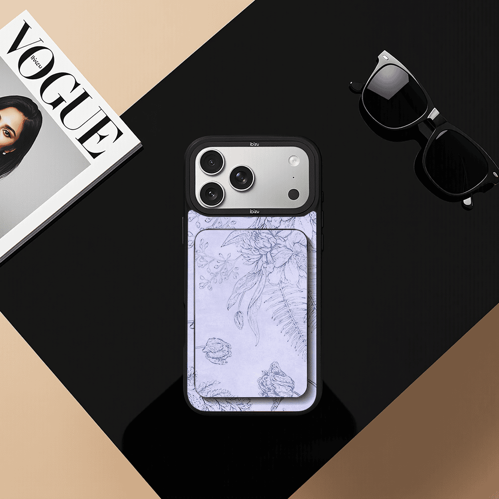 Zestaw IBIZU do iPhone 17 Pro Max etui i powerbank, Relief Garden, Kwiatowa płaskorzeźba (4)