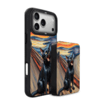 Zestaw IBIZU do iPhone 17 Pro etui i powerbank, Edvard Munch, krzyk kota (1)