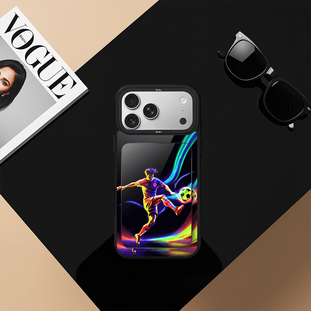 Zestaw IBIZU do iPhone 17 Pro etui i powerbank, #ElectroMove, W rytmie piłki nożnej (1)